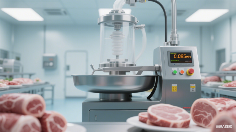 真空斩拌机：0.085MPa 真空度里的肉制品保鲜密码