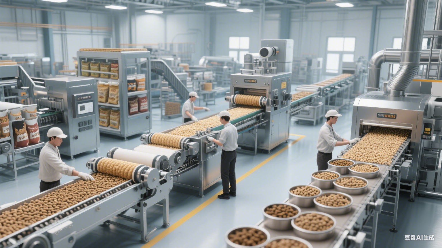 宠物食品生产线规模与产量控制法则(图2)