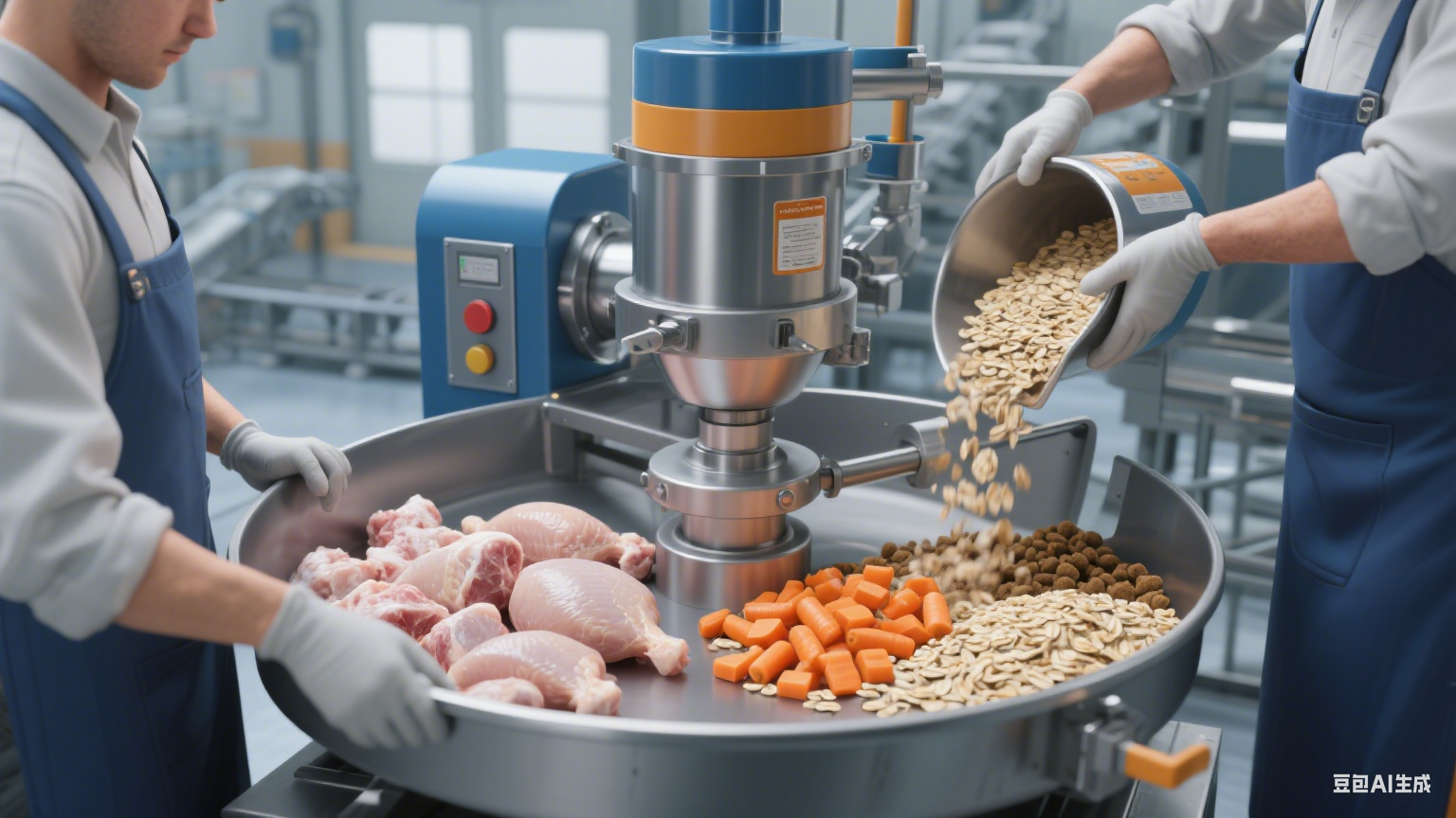 斩拌机：宠物粮生产的 “细腻营养调配师”(图1)