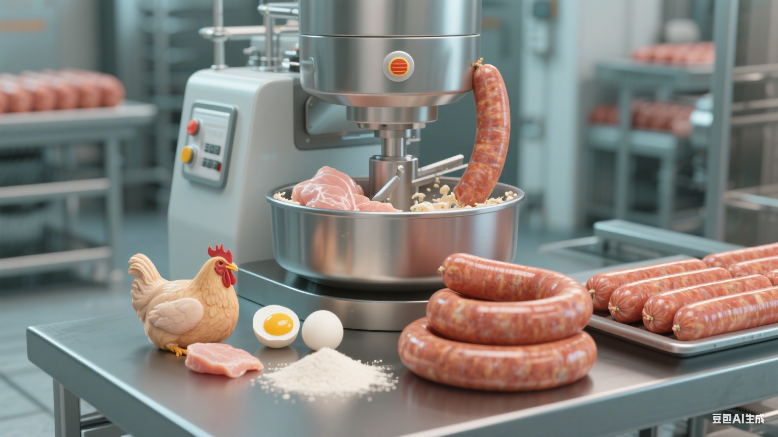 斩拌机：豆类与香肠加工的 “全能助力”(图7)