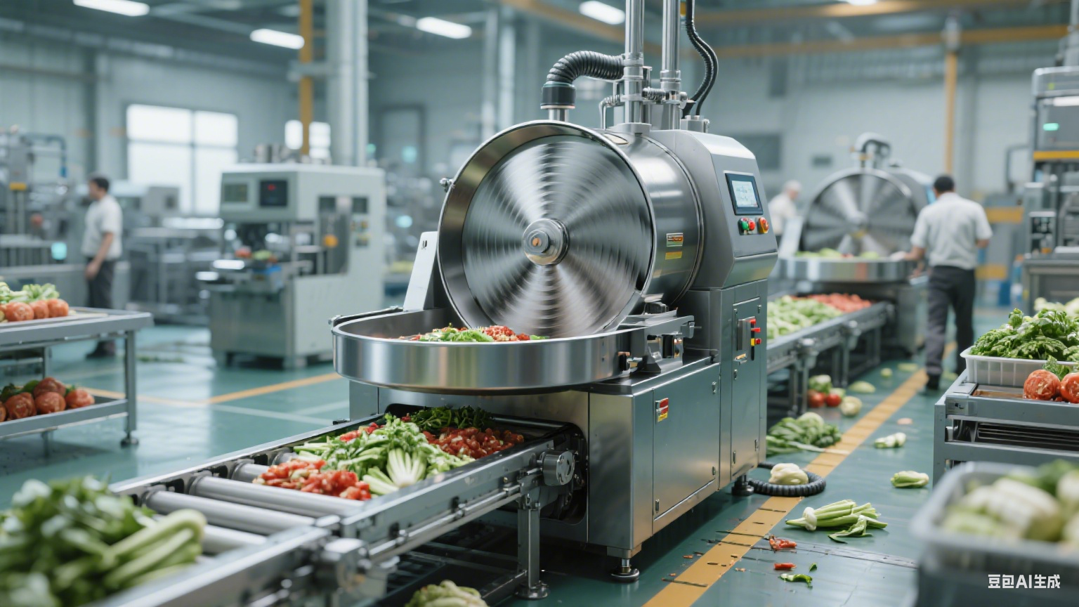 蔬菜斩拌机在蔬菜预制菜加工厂扮演的角色是什么？(图5)