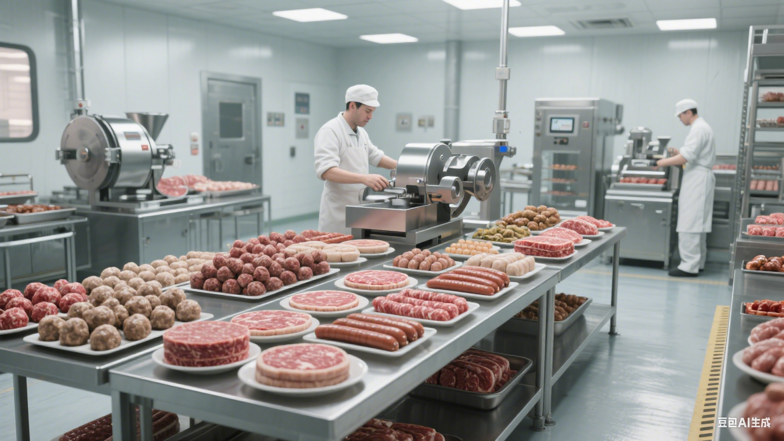 斩拌机牛肉：食品加工厂的高效加工之选(图5)