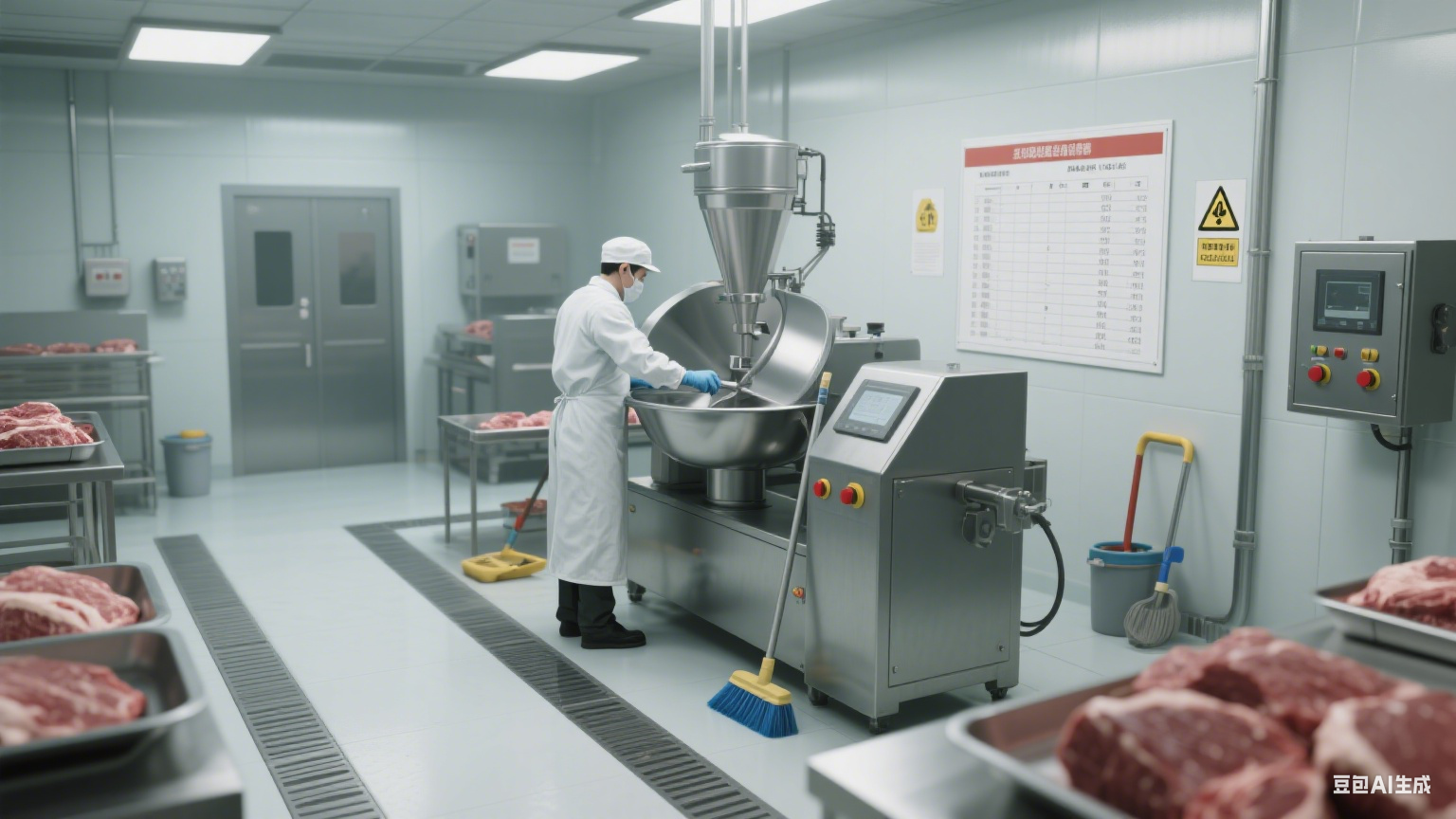 斩拌机牛肉：食品加工厂的高效加工之选(图7)
