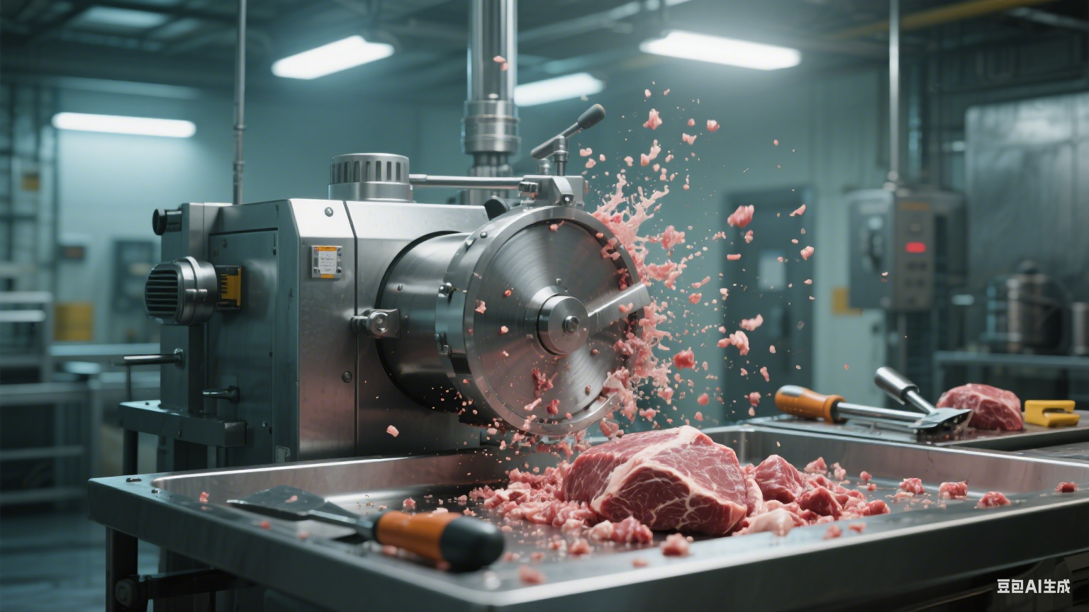斩拌机牛肉：食品加工厂的高效加工之选(图8)