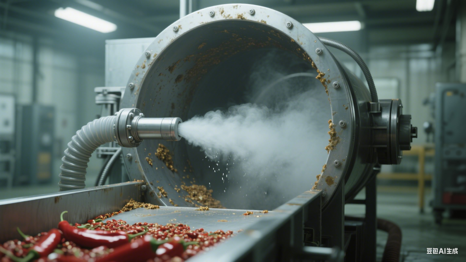 食品加工厂斩拌机在辣椒加工中的应用实践与合规要点(图2)