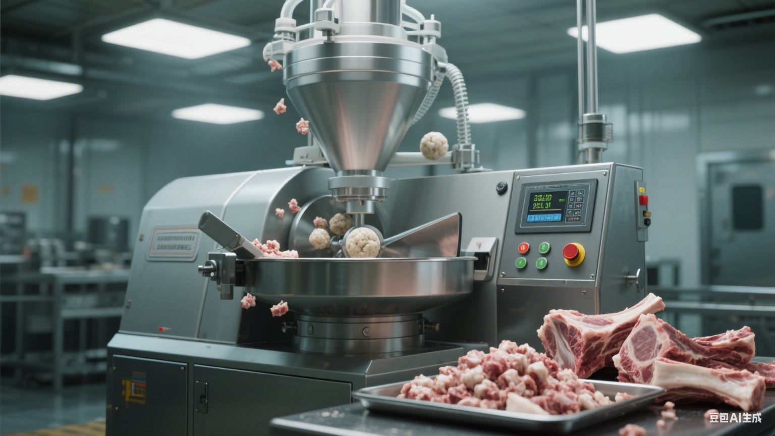 斩拌机在排骨加工的核心作用(图2)