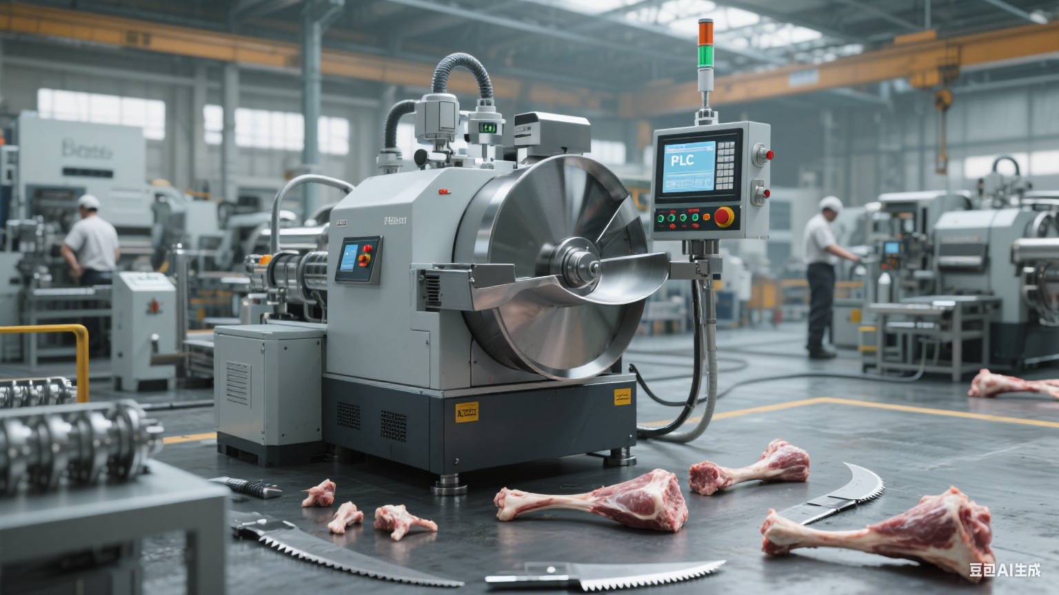 斩拌机在腿骨加工的核心作用(图4)