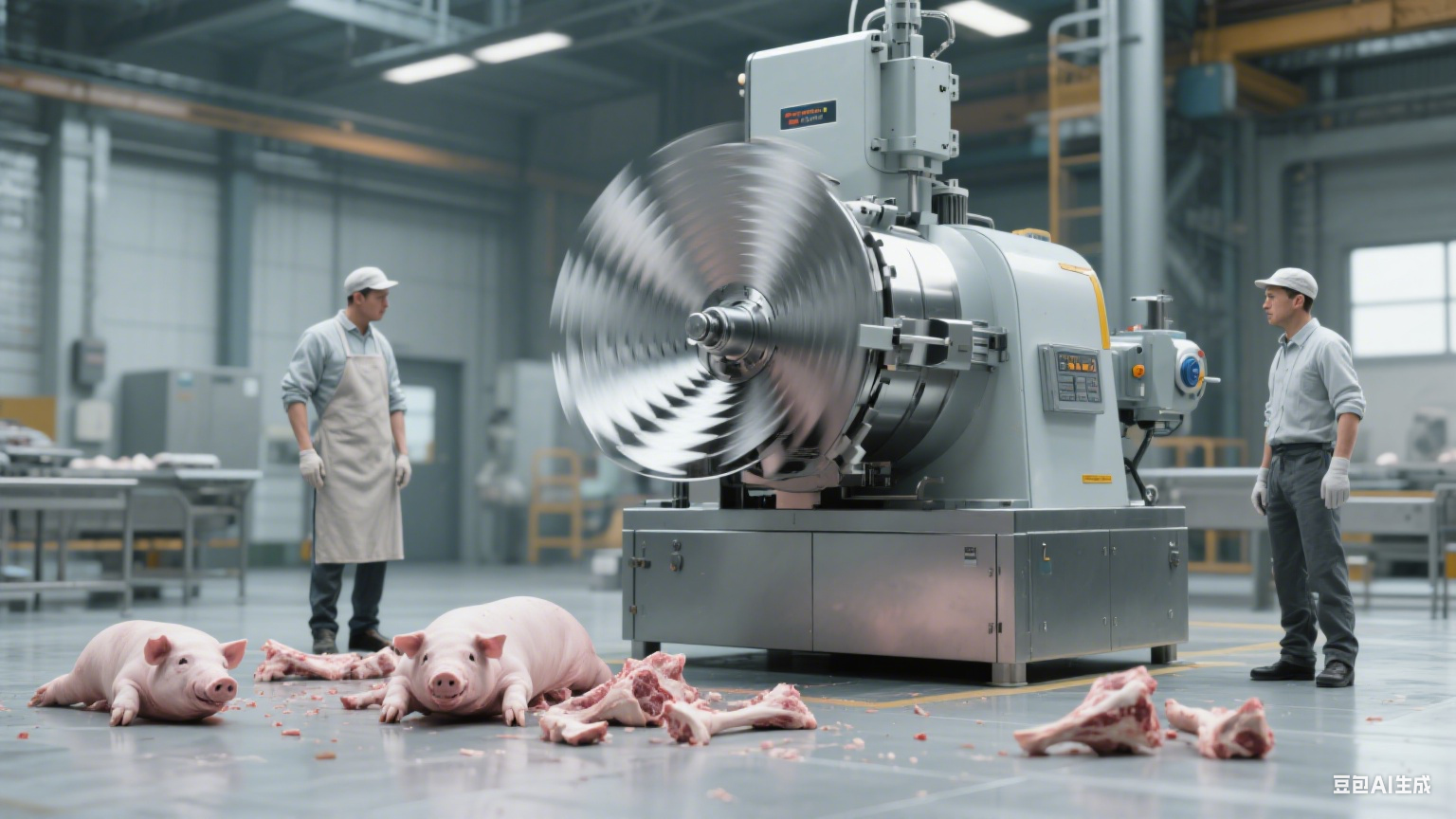 能够斩碎猪骨头的斩拌机是什么原理？是否实用(图4)