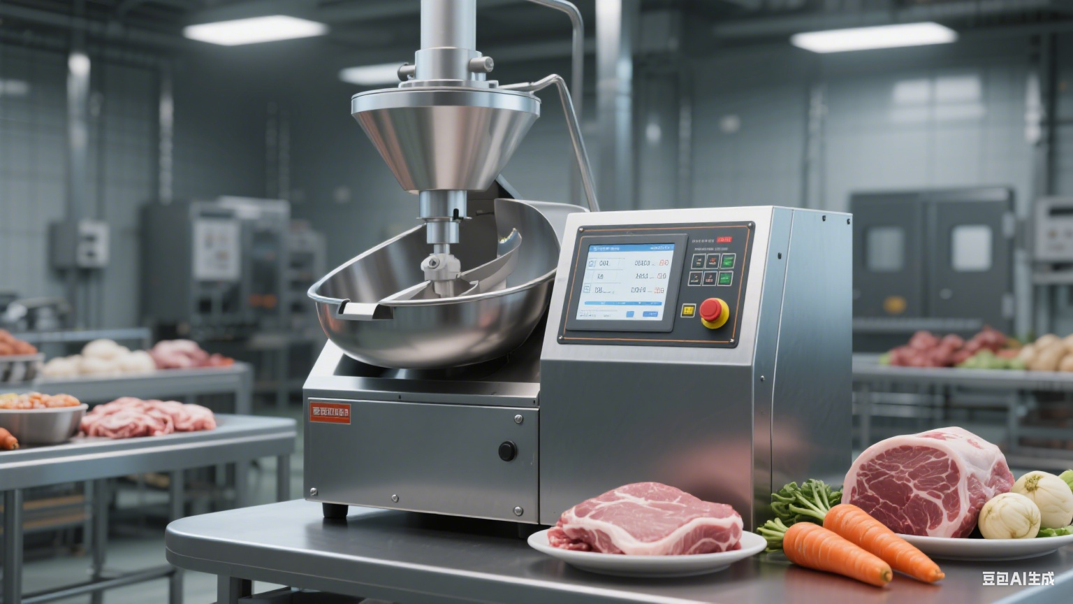 商用斩拌机显实力：快速处理海量原料，保障食品加工品质(图2)