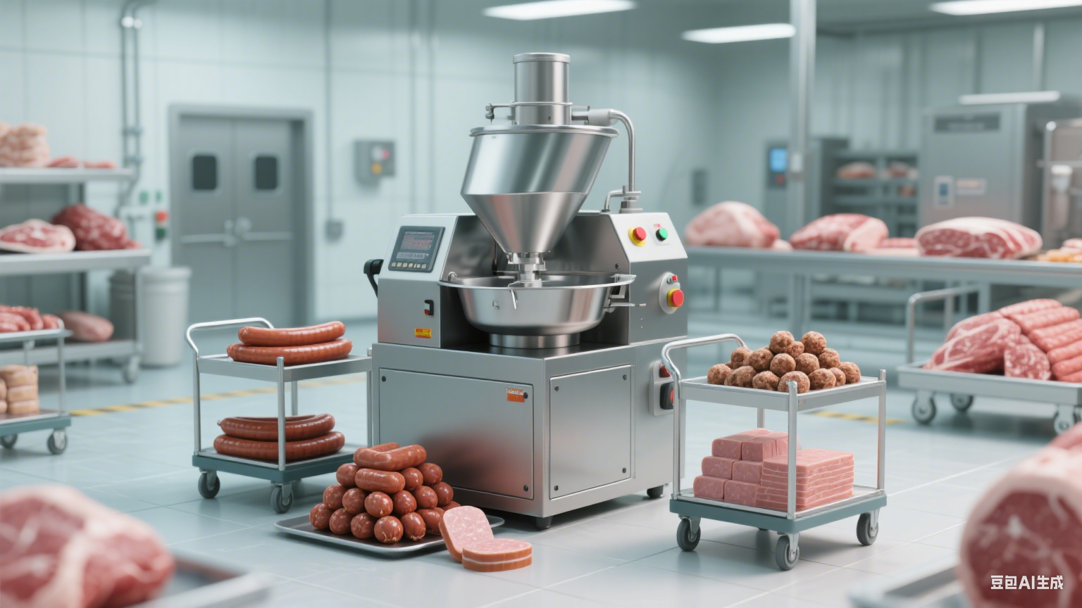肉制品加工好搭档！斩拌机高效绞拌，提升生产效率(图4)
