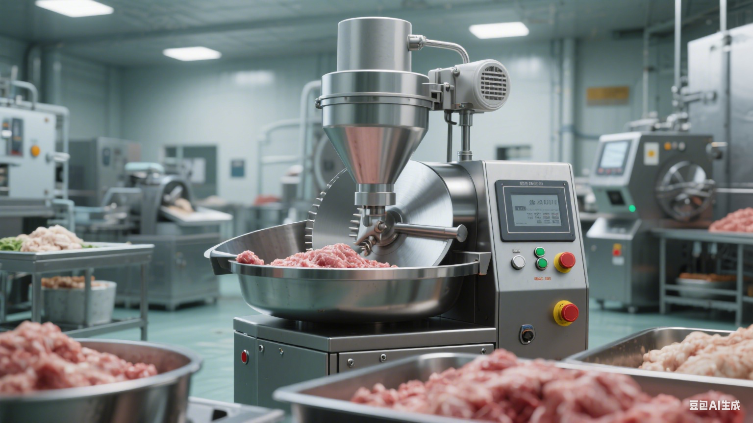 斩拌机让馅料制作更简单：均匀度高易操作，适合中小加工厂(图6)