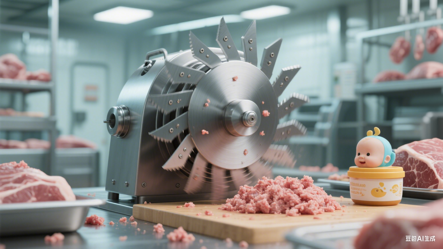 斩拌机高速斩刀：常见型号与适配指南(图3)