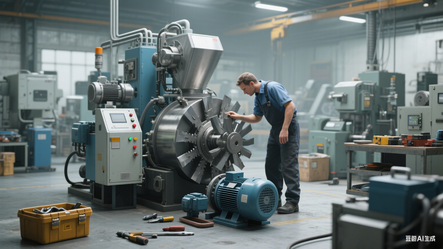 全自动肉泥馅斩拌机：操作用法与维护指南(图5)