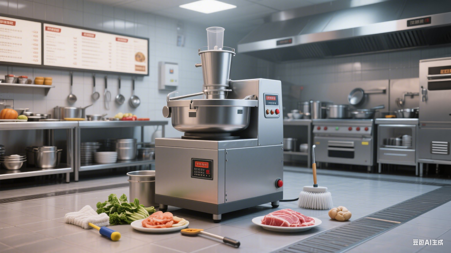 斩拌机：宾馆、酒家与肉类加工场所的实用帮手(图2)