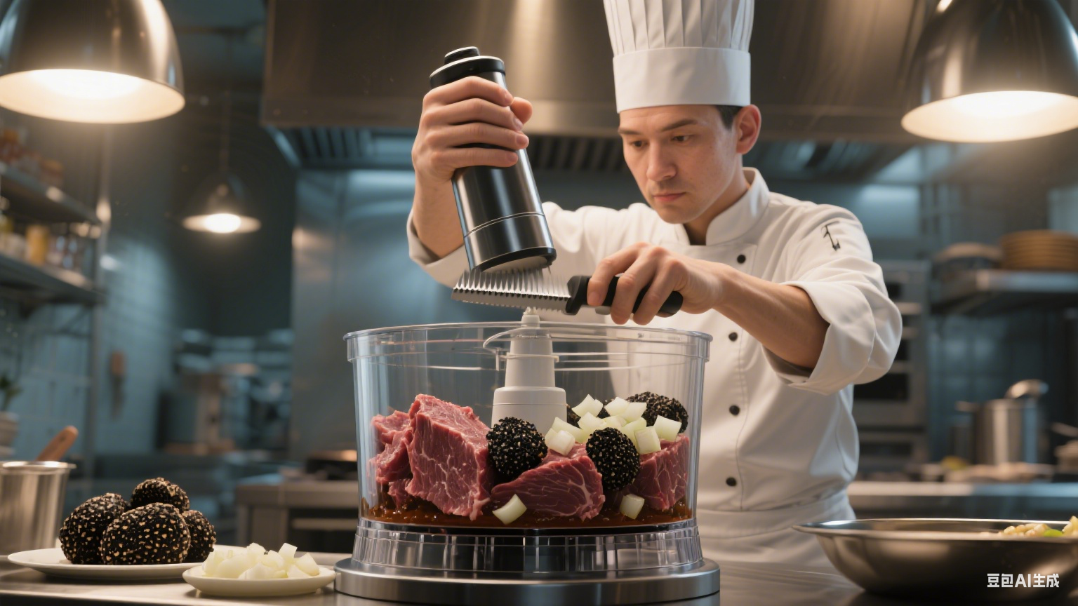 斩拌机：宾馆、酒家与肉类加工场所的实用帮手(图3)