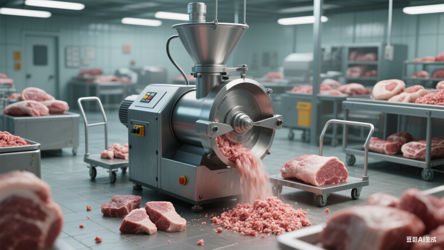 斩拌机：宾馆、酒家与肉类加工场所的实用帮手(图4)