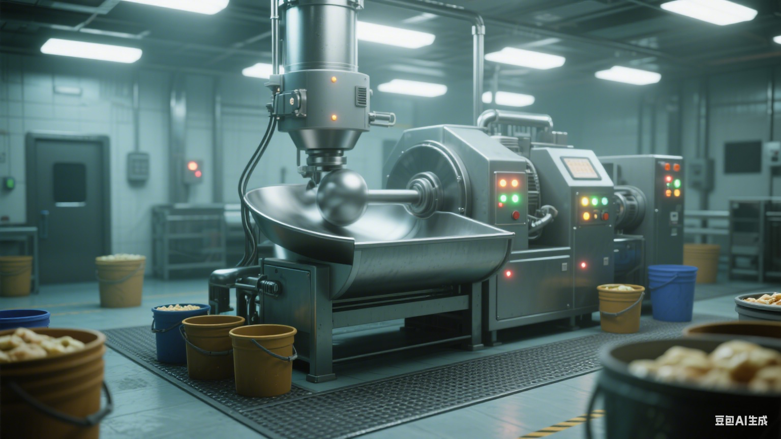 鸡肉丸子斩拌：能加调料蔬菜吗？会损坏设备吗？(图5)