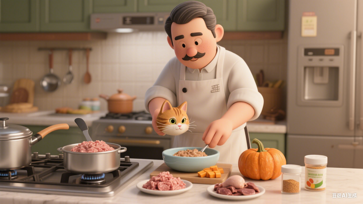 猫粮斩拌机：能把肉斩多细？肉泥小猫能直接吃吗？(图4)