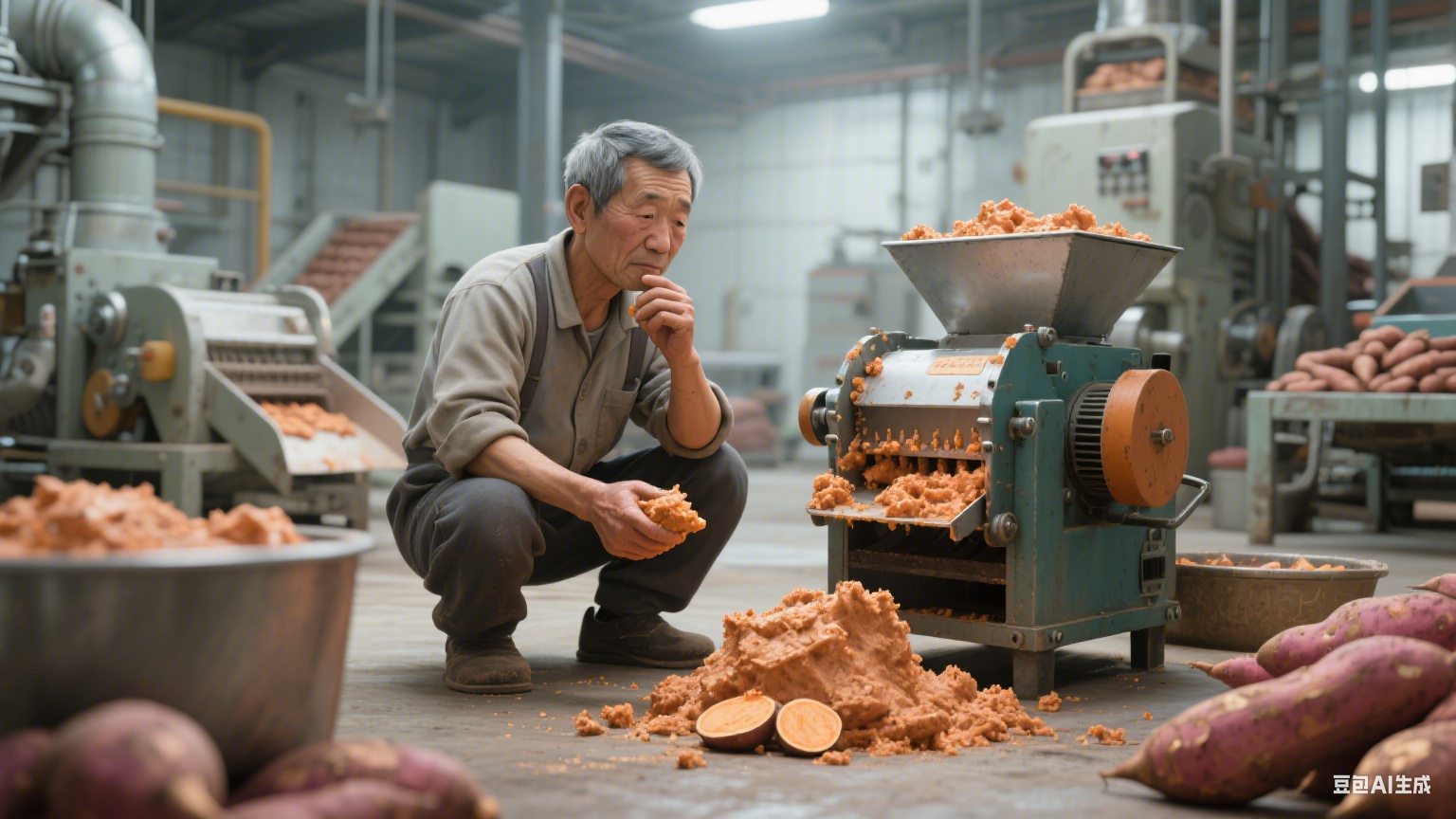 烤红薯切泥机斩拌转多快？(图1)