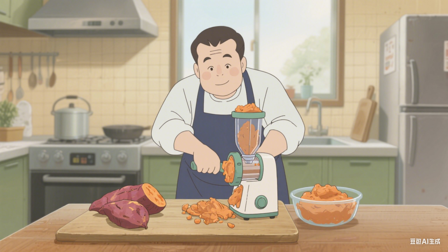 烤红薯切泥机斩拌转多快？(图2)