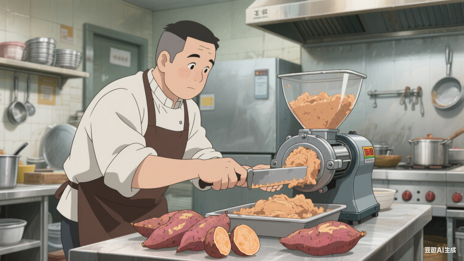 烤红薯切泥机斩拌转多快？(图5)