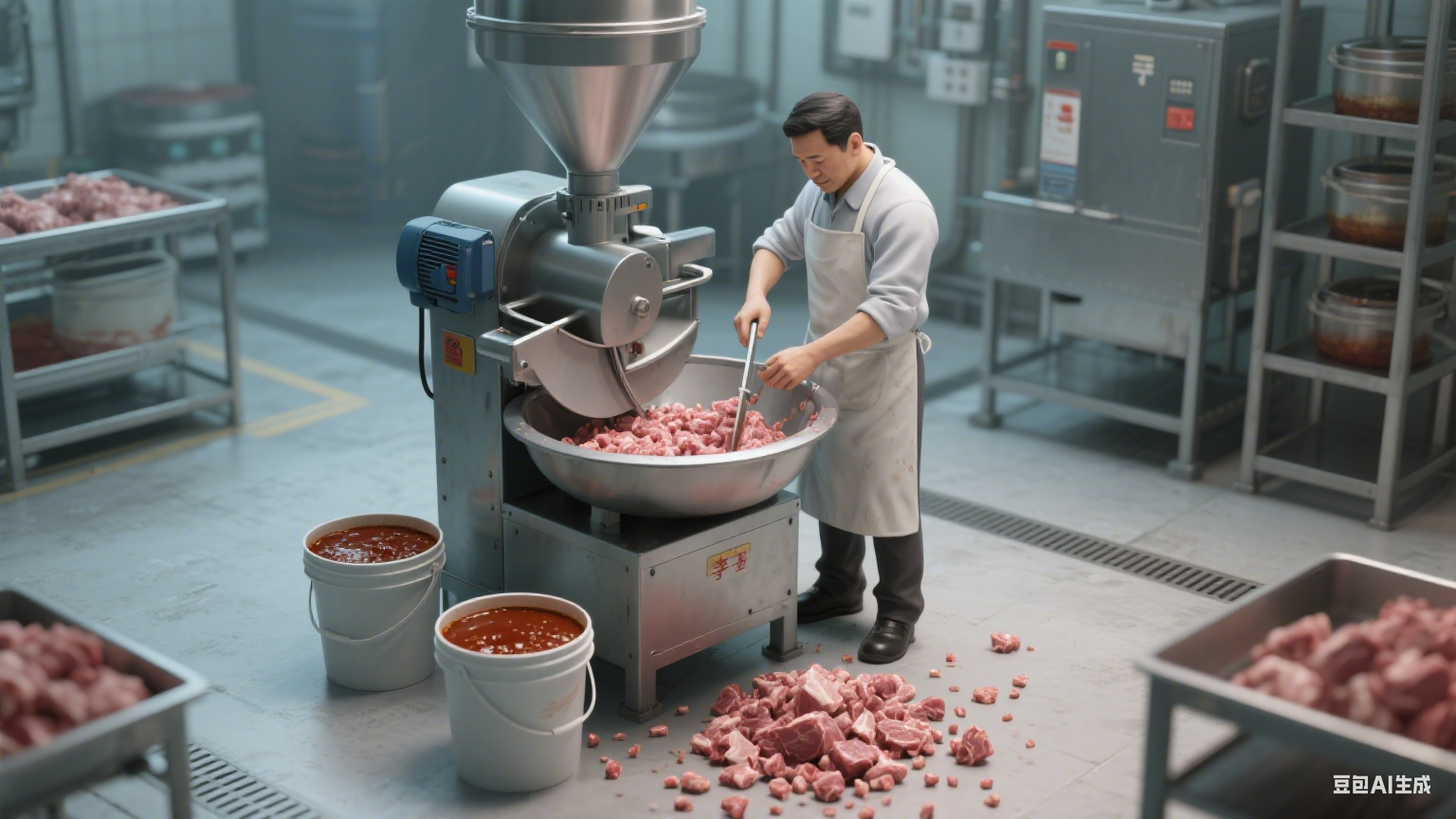 高速变频斩肉机能斩多大颗粒的肉？这些参数要看清(图2)