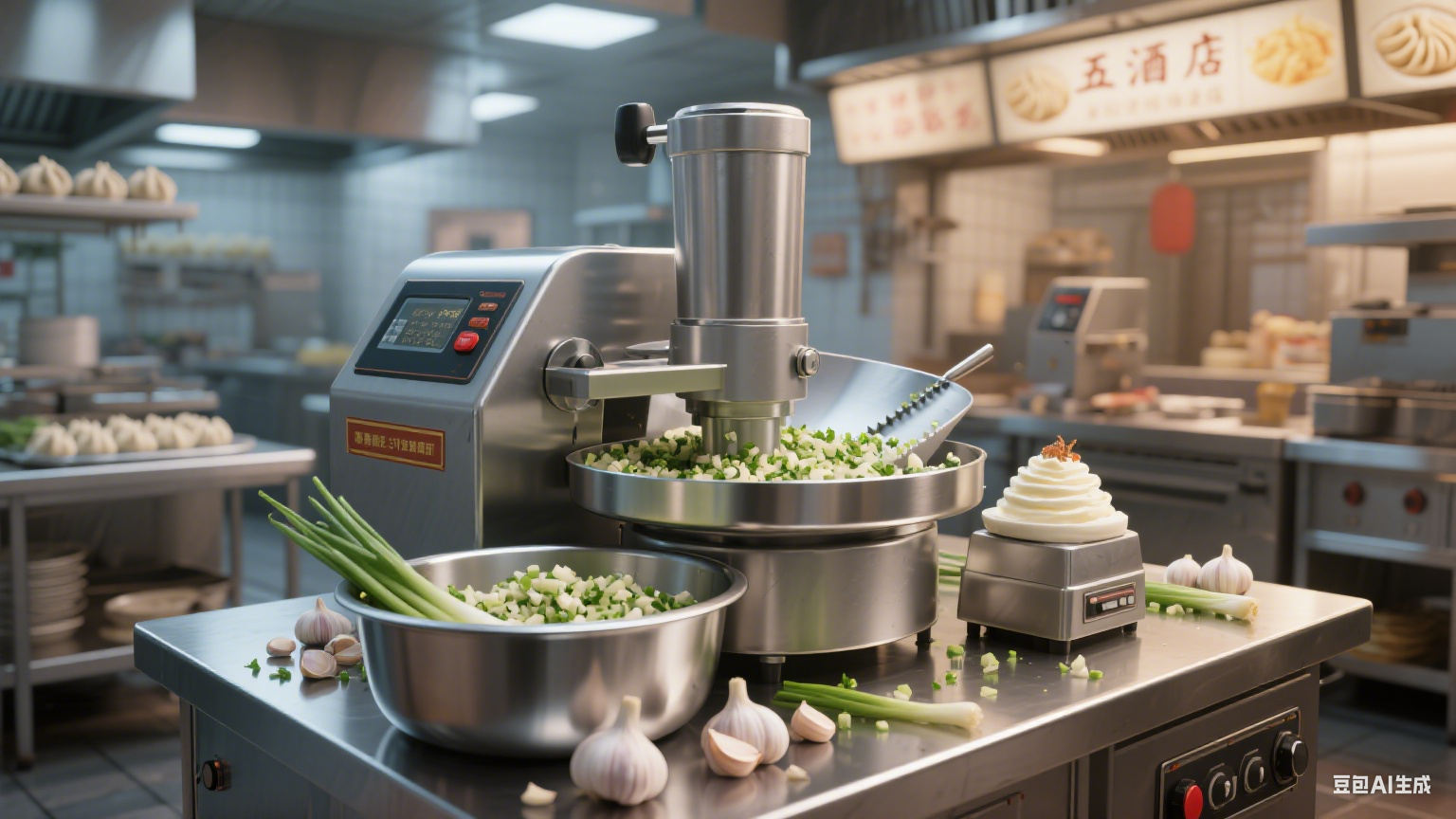 葱姜蒜末斩拌设备：穿梭在烟火与车间的调味帮手(图2)