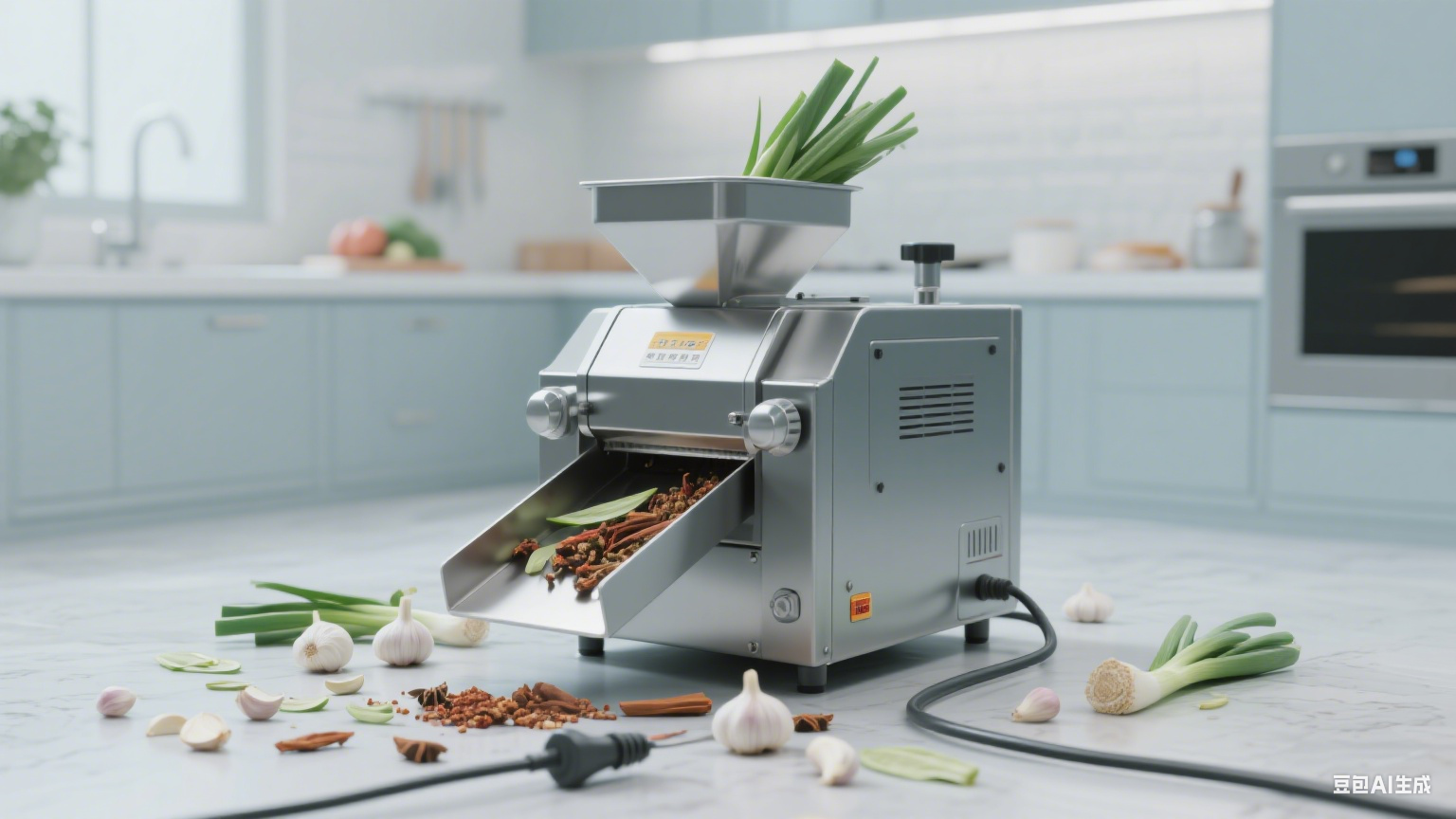 葱姜蒜末斩拌设备：穿梭在烟火与车间的调味帮手(图1)
