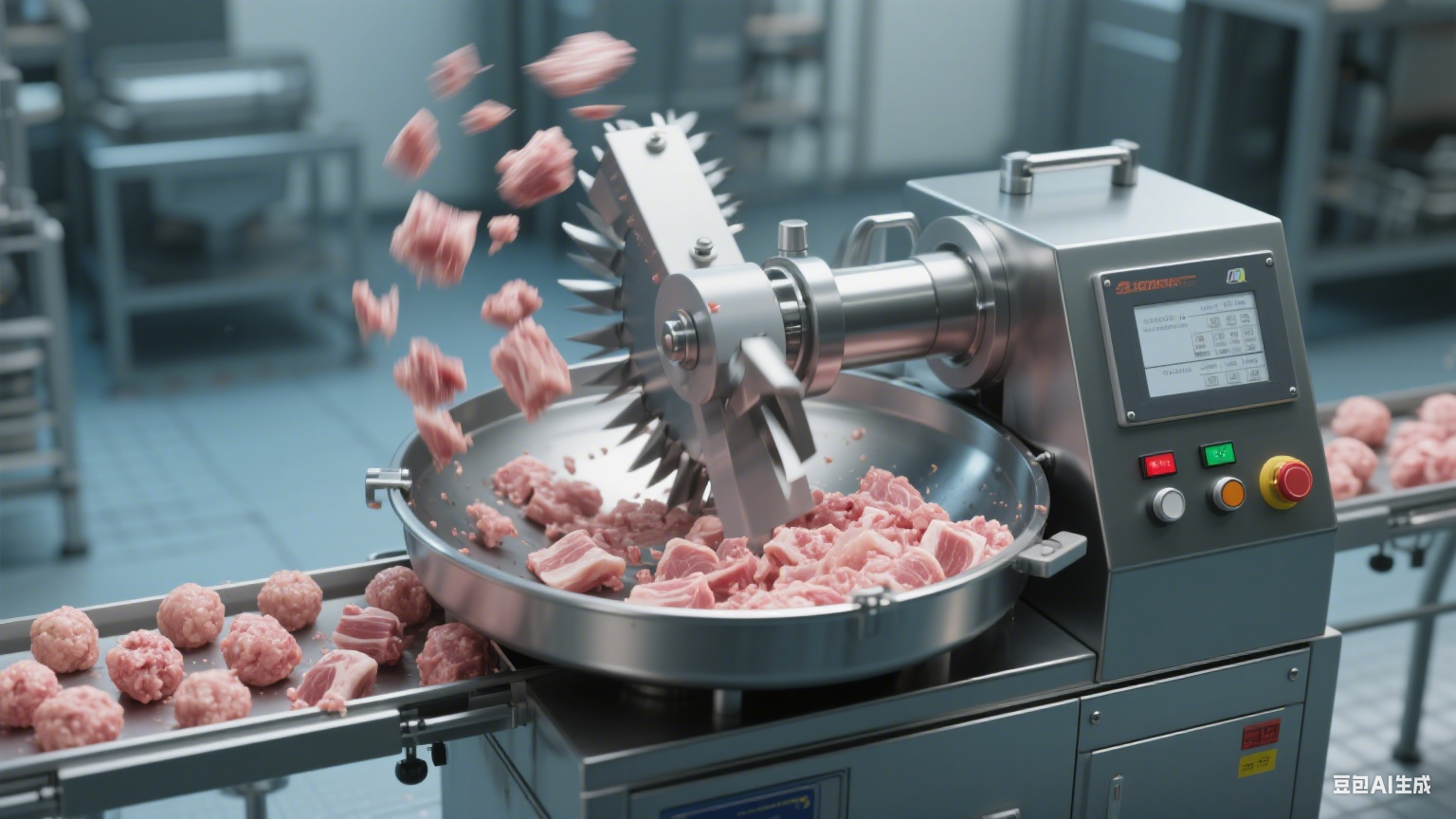 柔糜匠造术：丸子肉馅多功能斩拌机的肉泥细腻度调控与风味守护(图1)