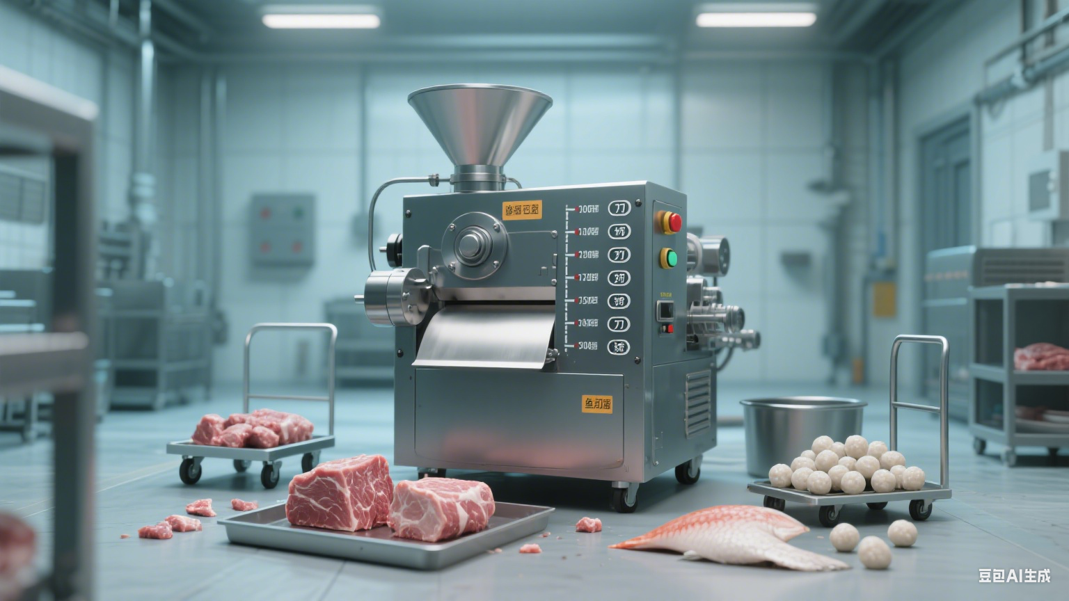 柔糜匠造术：丸子肉馅多功能斩拌机的肉泥细腻度调控与风味守护(图2)
