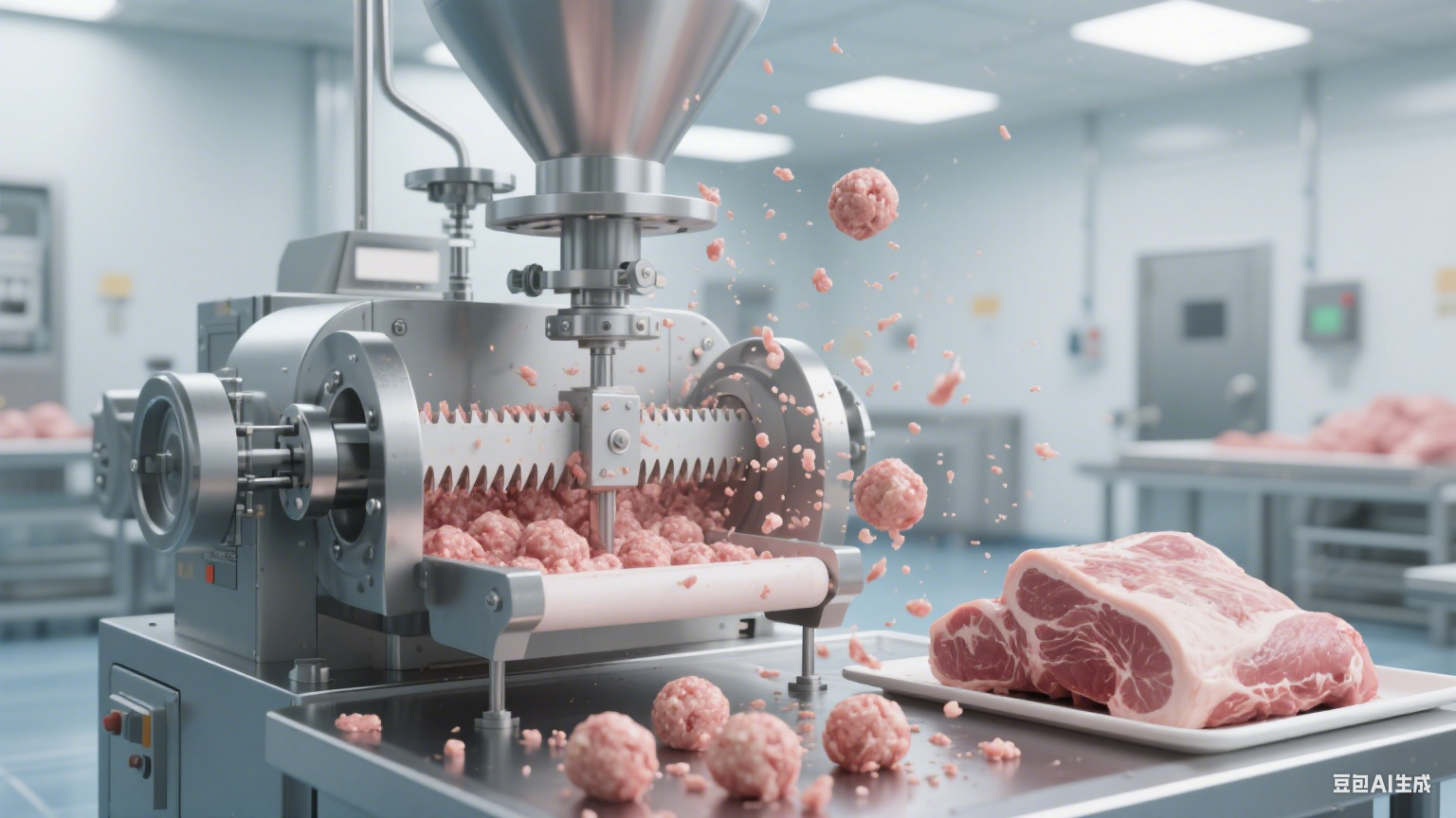 柔糜匠造术：丸子肉馅多功能斩拌机的肉泥细腻度调控与风味守护(图3)