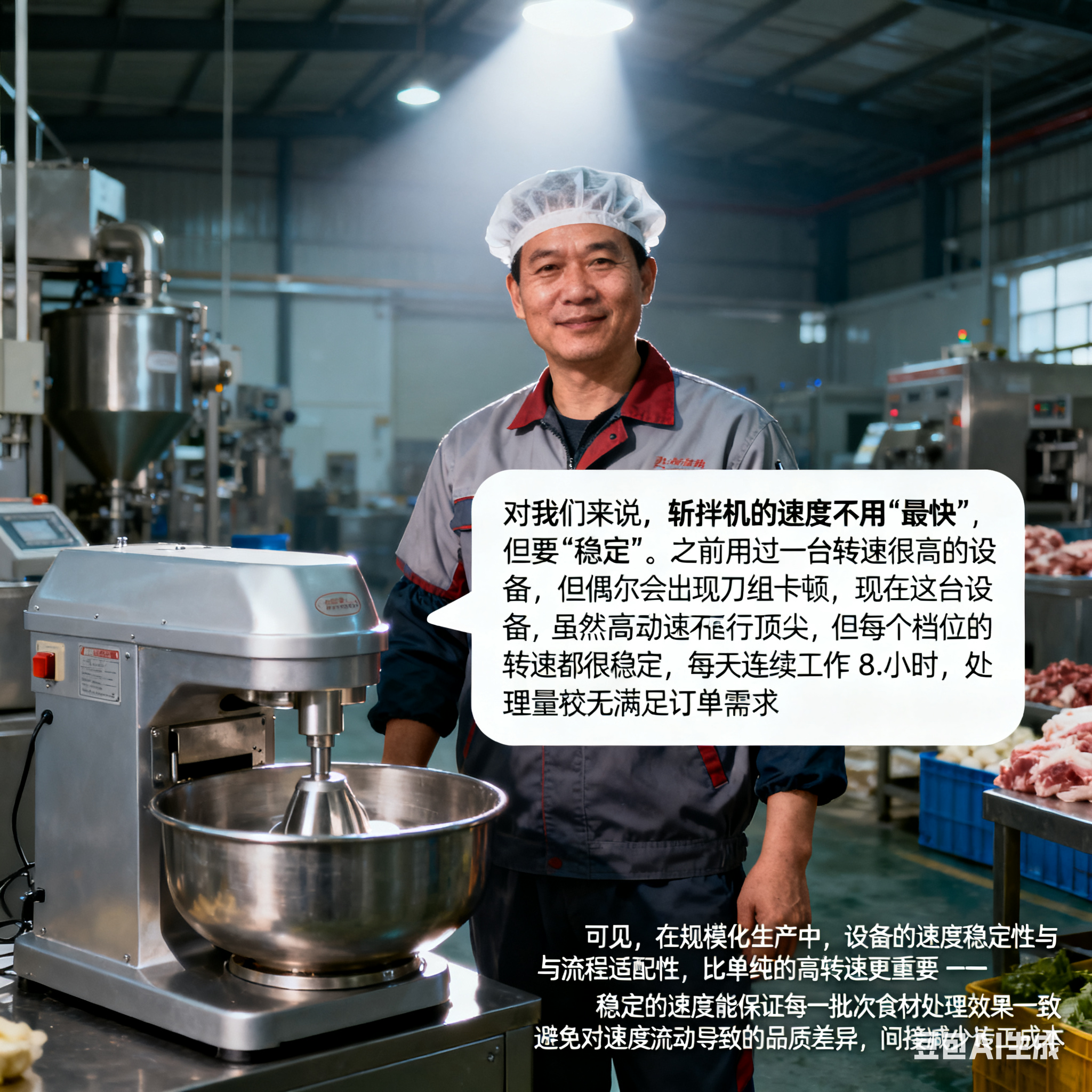 多功能全自动斩拌机切拌速度解析：探索食材处理中的节奏把控与品质平衡(图3)