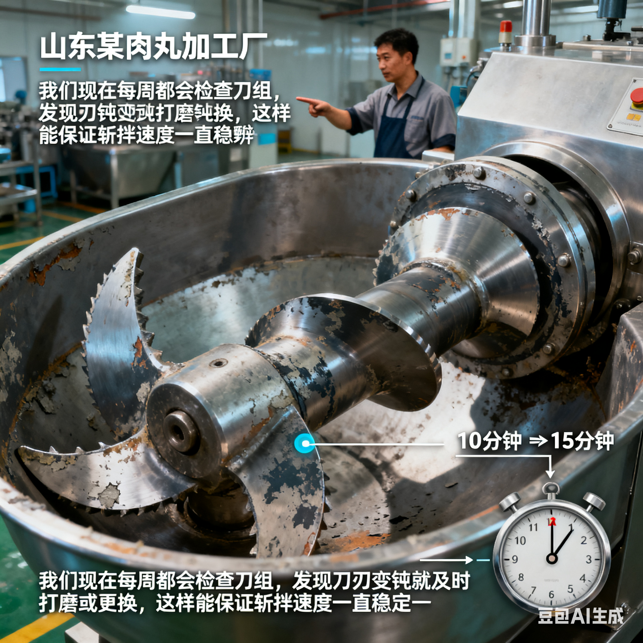 多功能全自动斩拌机切拌速度解析：探索食材处理中的节奏把控与品质平衡(图4)