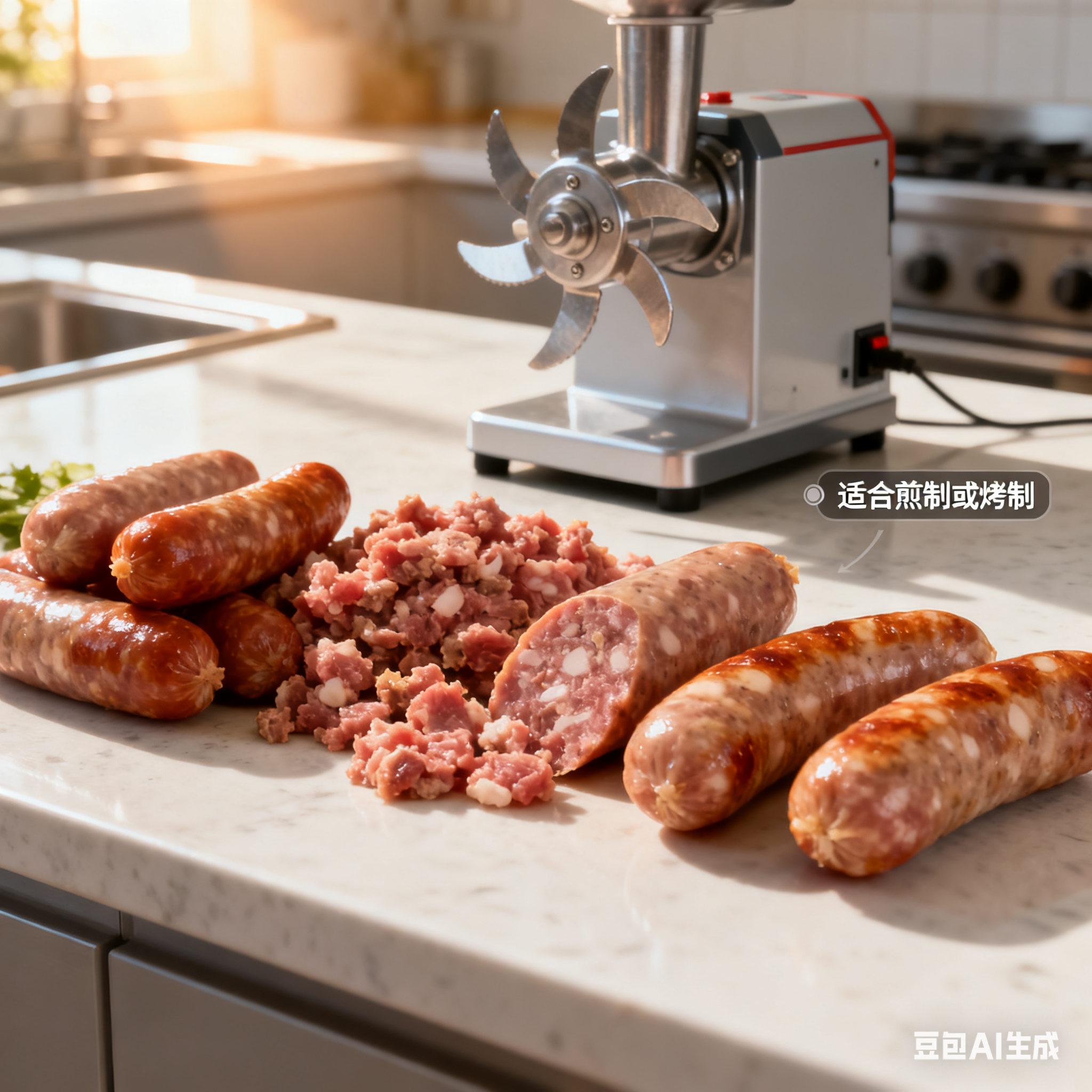 精研细斩・肉糜匀质：香肠斩拌机肉泥颗粒大小的调控逻辑与品质关联(图7)