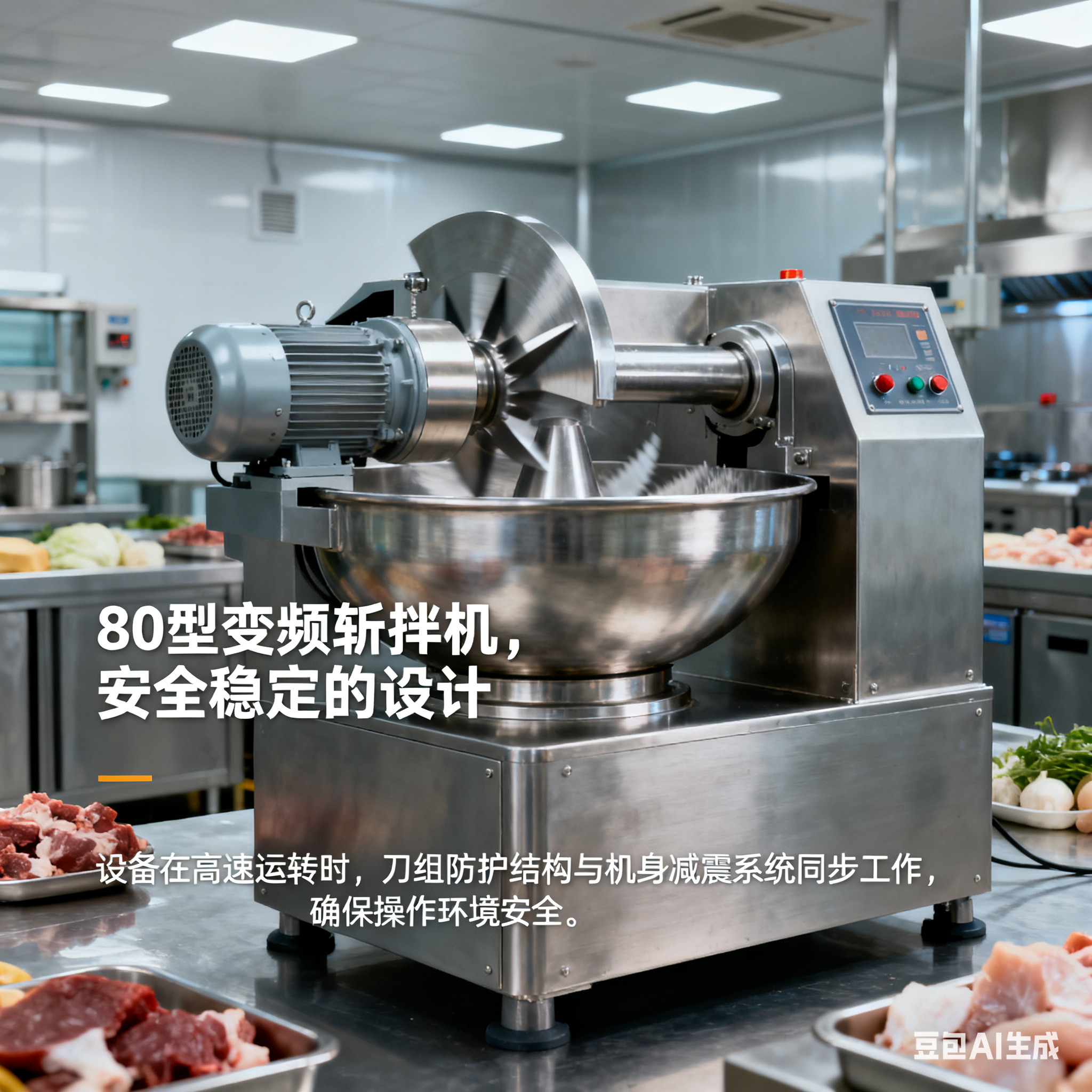 食研新动力：80 型变频斩拌机的速度调校与食材(图5)