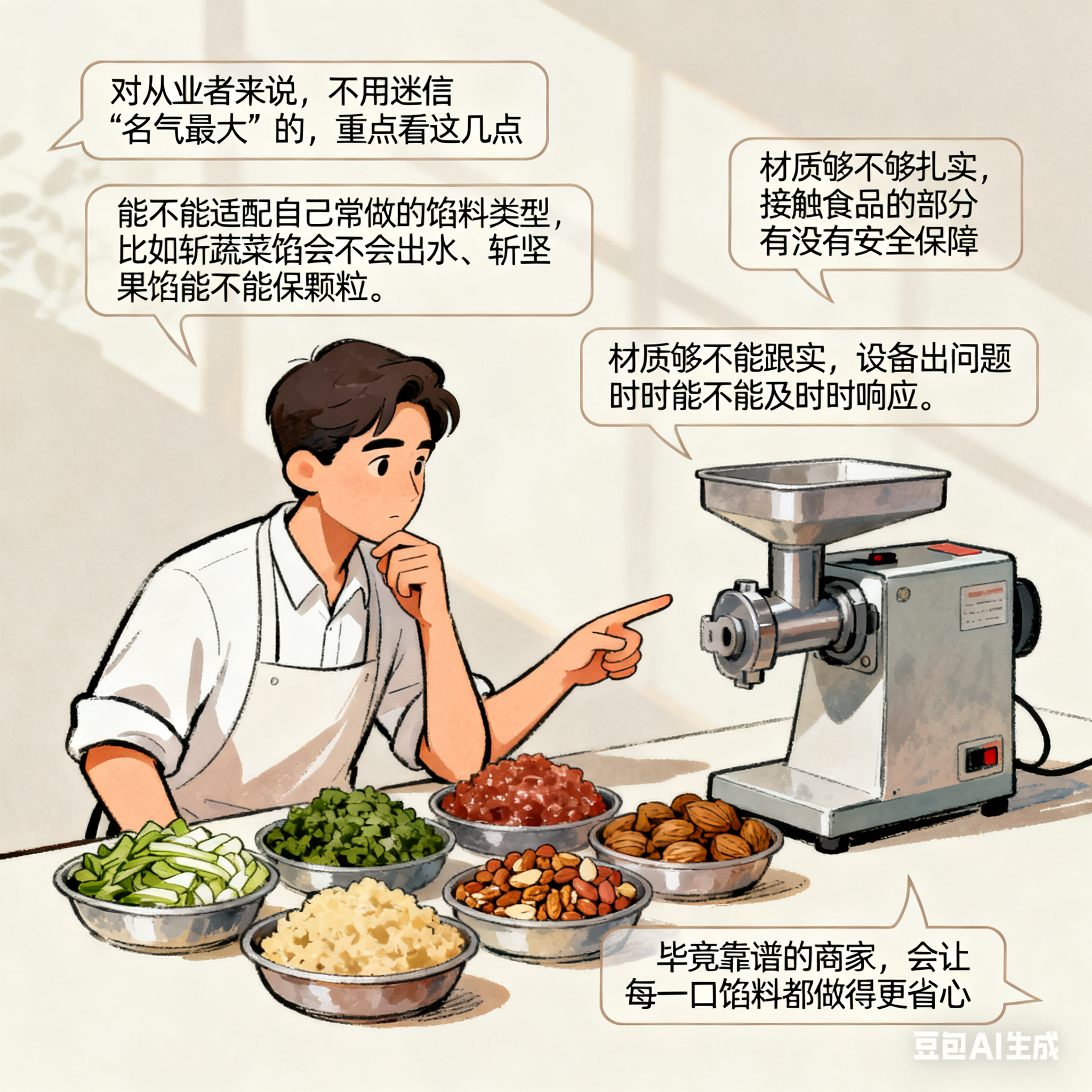 馅料多功能斩拌设备，实力商家有哪些？(图5)