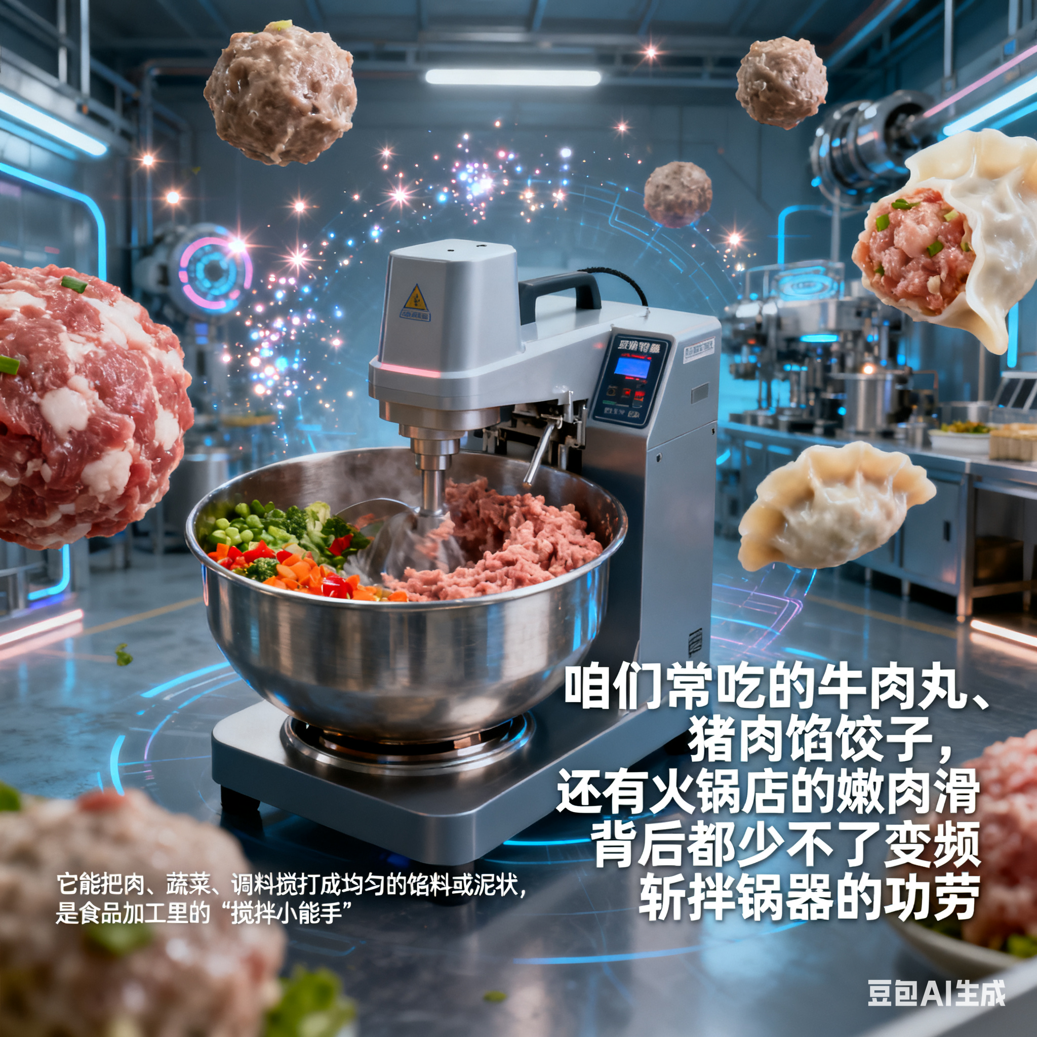 变频斩拌锅器，容量到底大不大？(图1)