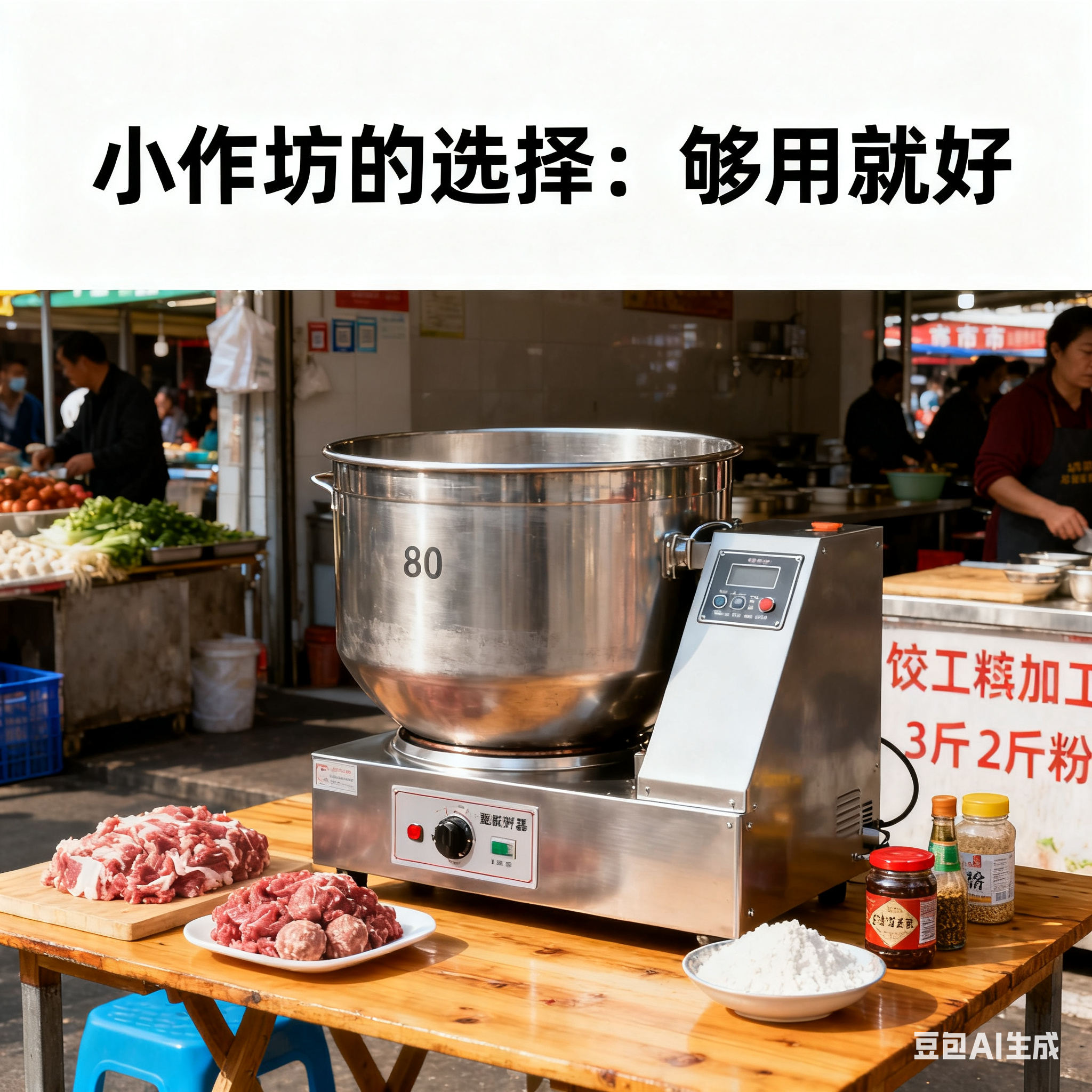 变频斩拌锅器，容量到底大不大？(图2)