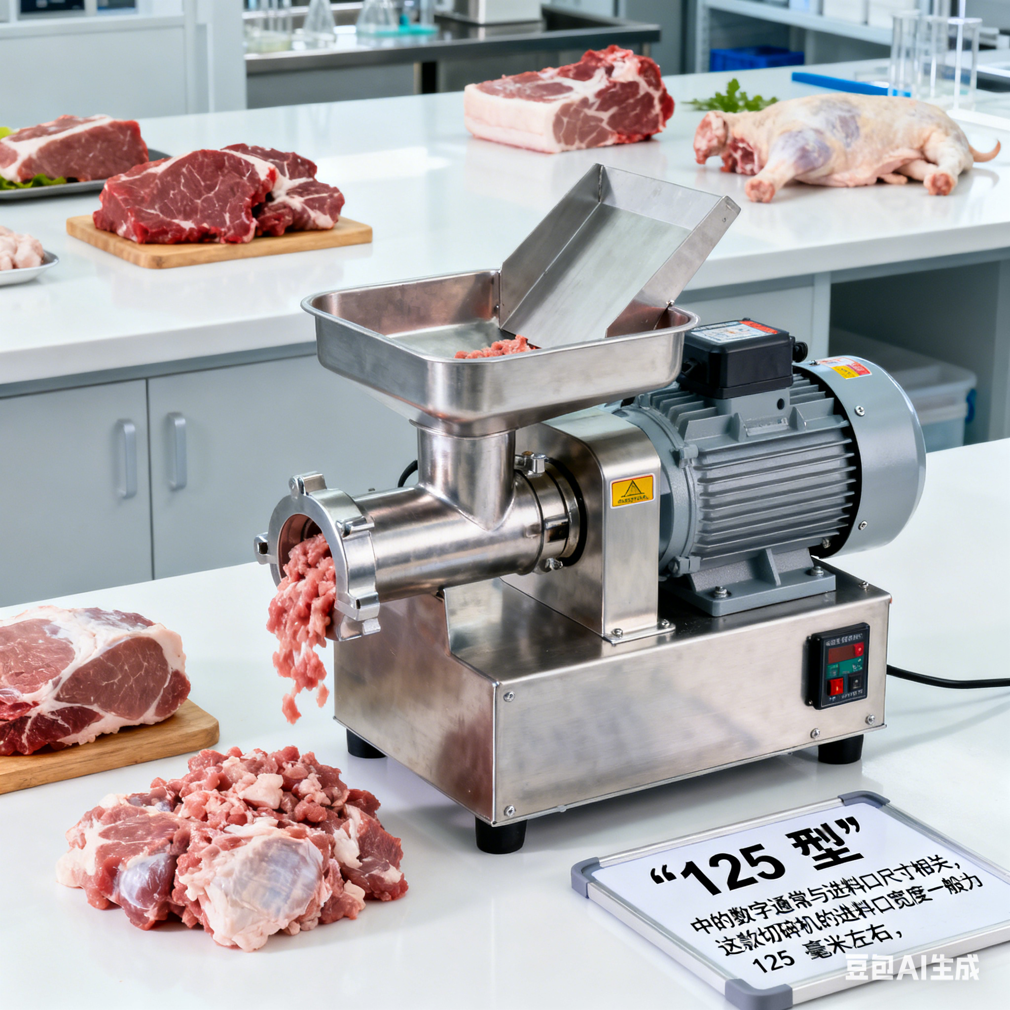 125 型变频不锈钢肉类切碎机，规格藏着哪些细节？(图3)