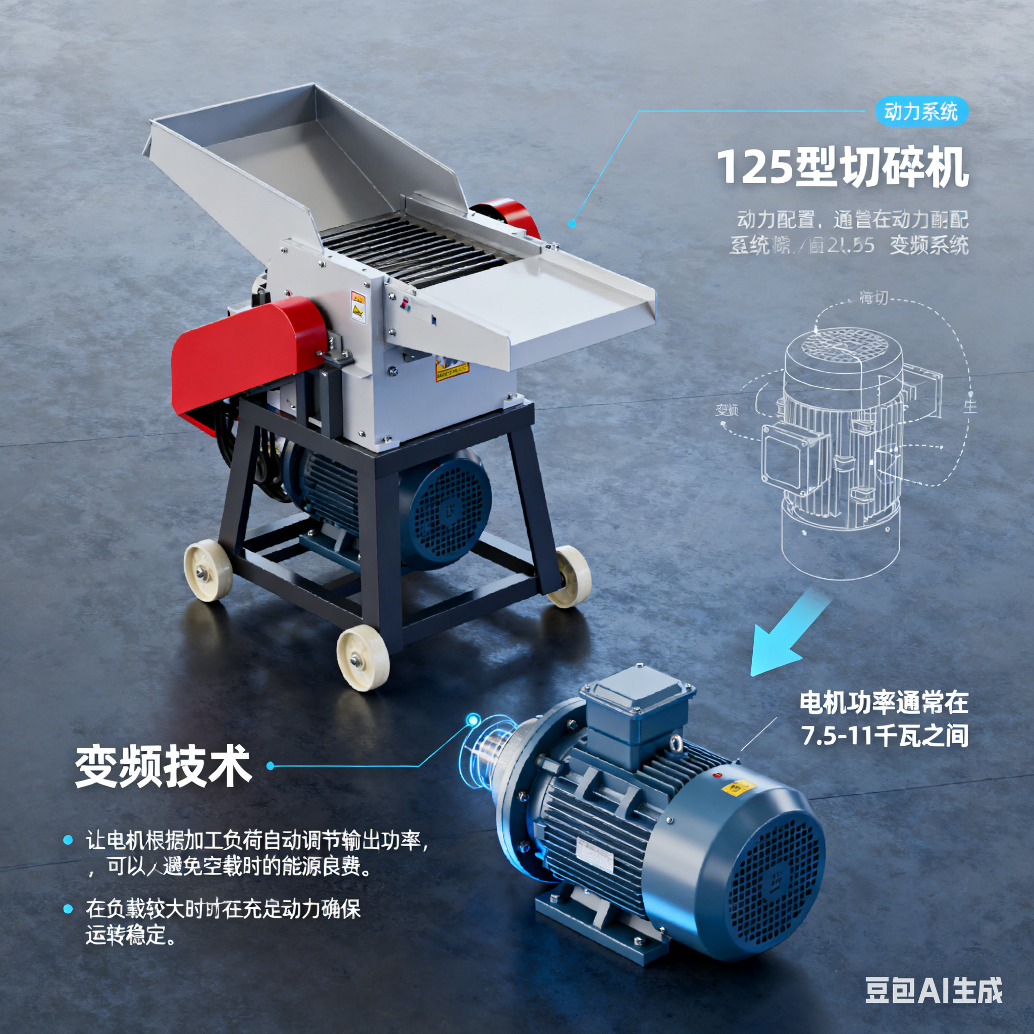 125 型变频不锈钢肉类切碎机，规格藏着哪些细节？(图5)